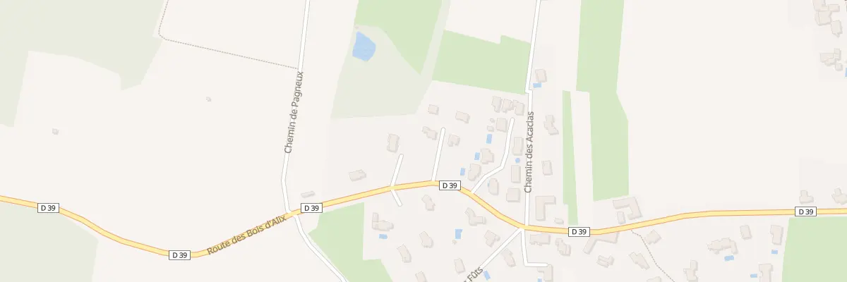 Plan du 5041C Lot de la Saigne à Lachassagne