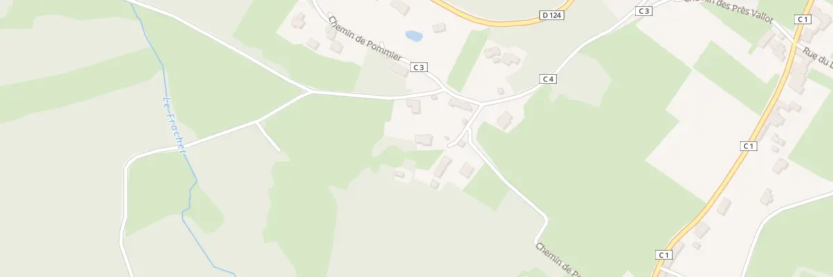 Plan du 13C Che de Pommier à Saint-Mard-de-Vaux