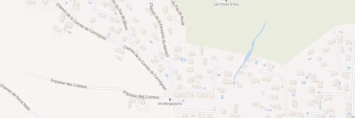 Plan du 5290 Che de la Fontaine du Renard à Chusclan