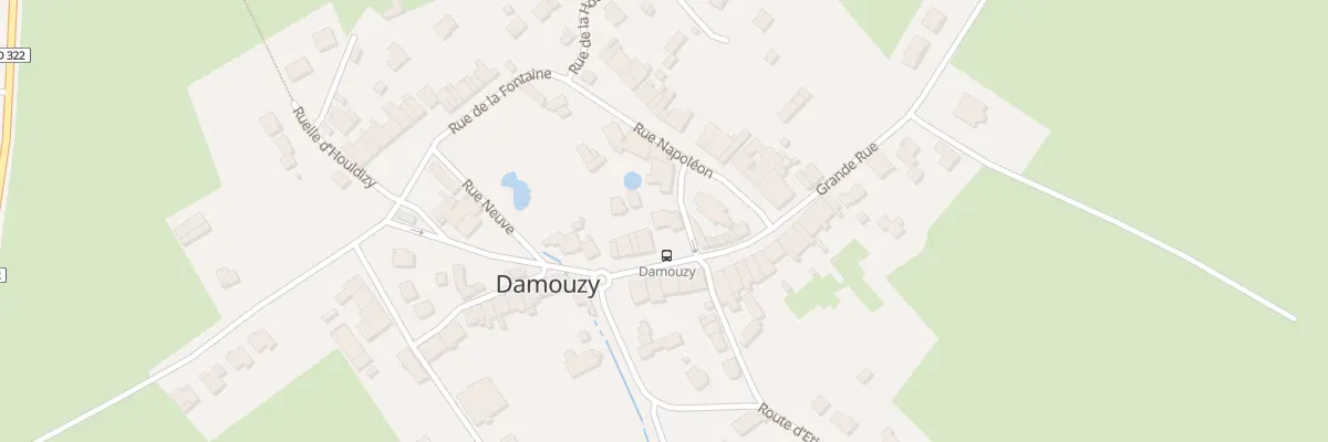 Plan du 1 Rue de l’Eglise à Damouzy