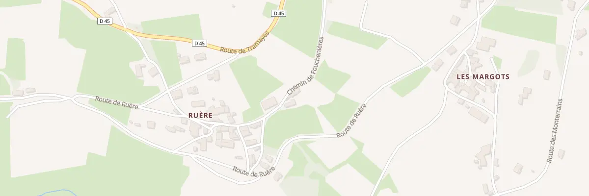 Plan du 5336 Ruere à Pierreclos