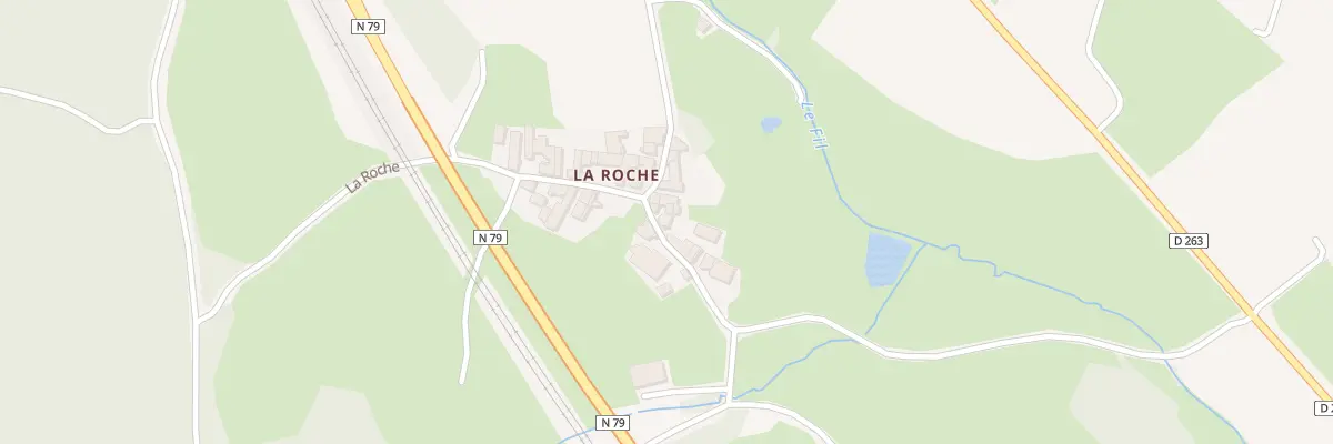 Plan du 8 La Roche à Sologny