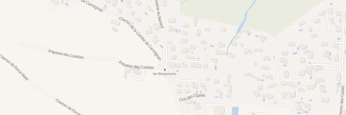 Plan du 5 Che des Abeilles à Chusclan
