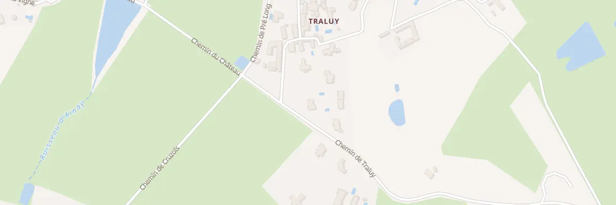 Plan du 11 Che de Traluy à Lentilly