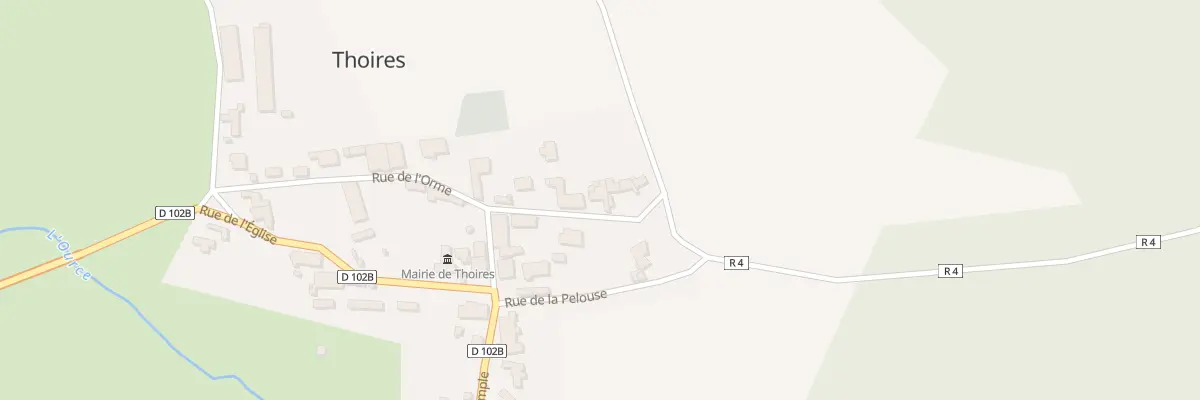 Plan du 9015 Rue de l’Orme à Thoires