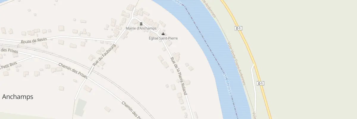 Plan du 6 Rue de la Pierre Roland à Anchamps