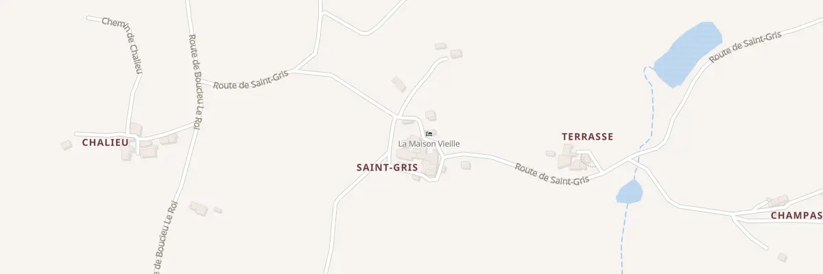 Plan du 1505 Rte de Saint Gris à Colombier-le-Vieux