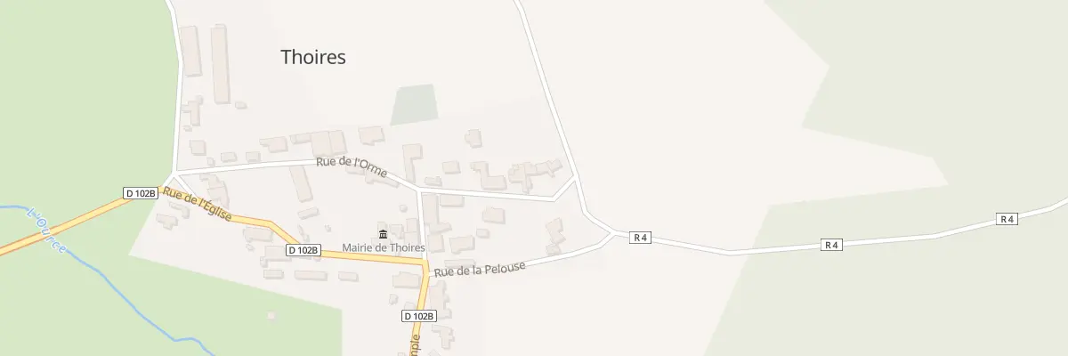 Plan du 9017 Rue de l’Orme à Thoires