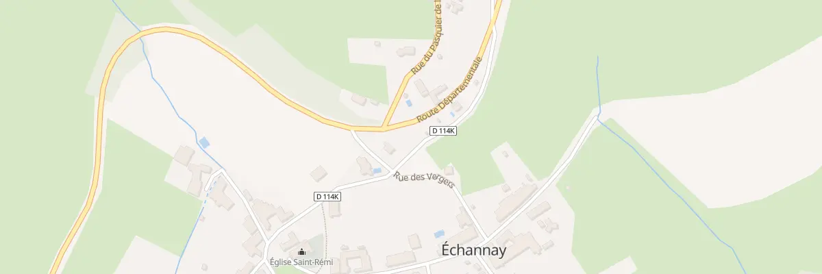 Plan du 4 Rue des Fontaines à Échannay