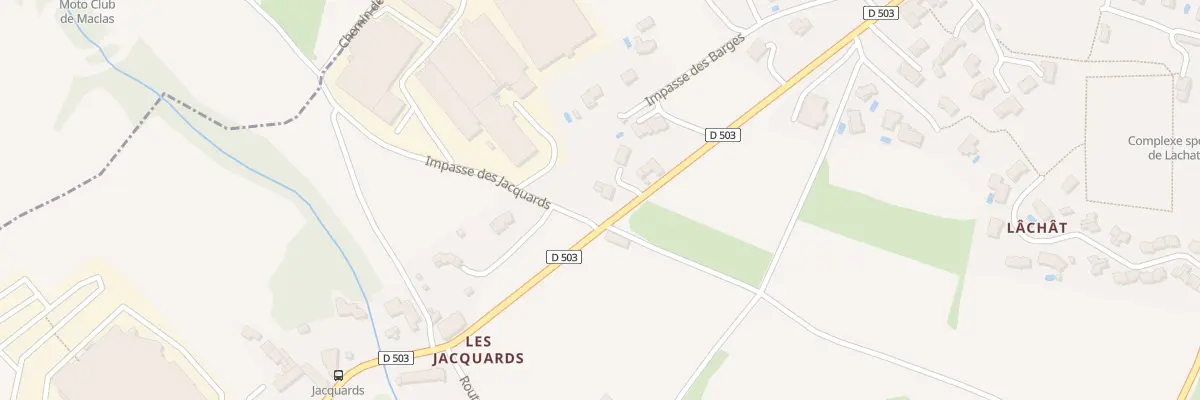 Plan du 22 Imp des Jacquards à Maclas