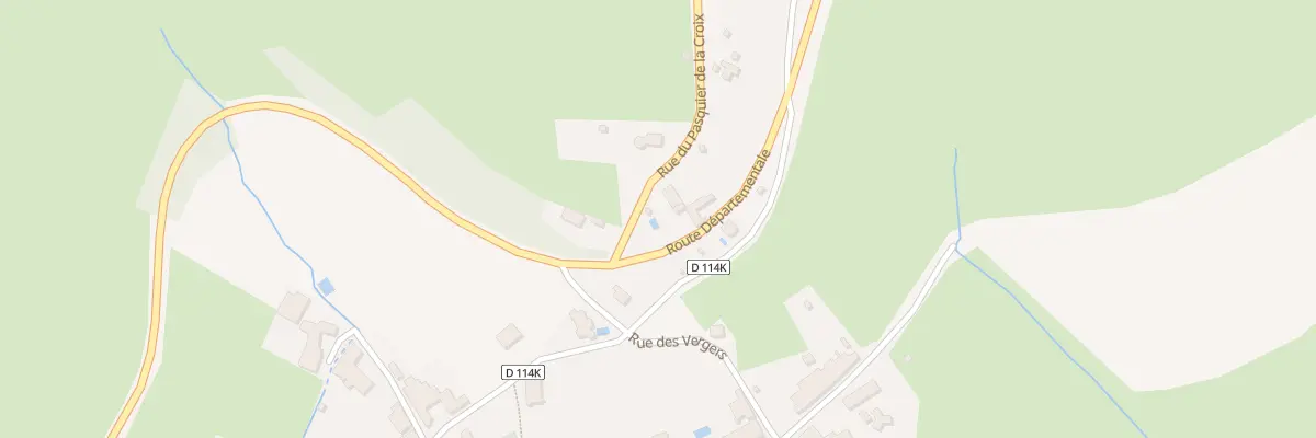 Plan du 2 Rue du Pasquier de la Croix à Échannay