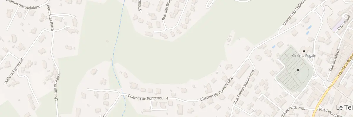 Plan du 12 Che de Fontenouille au Teil