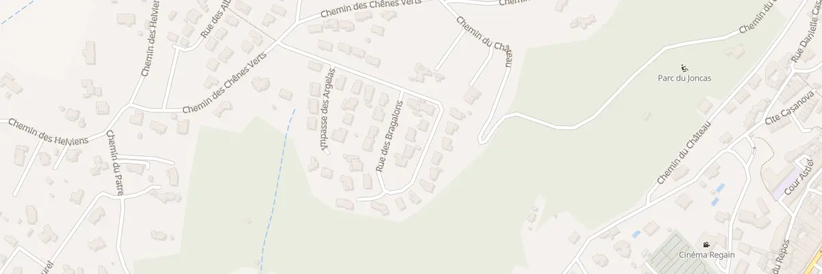 Plan du 14 Rue de Bragalons au Teil