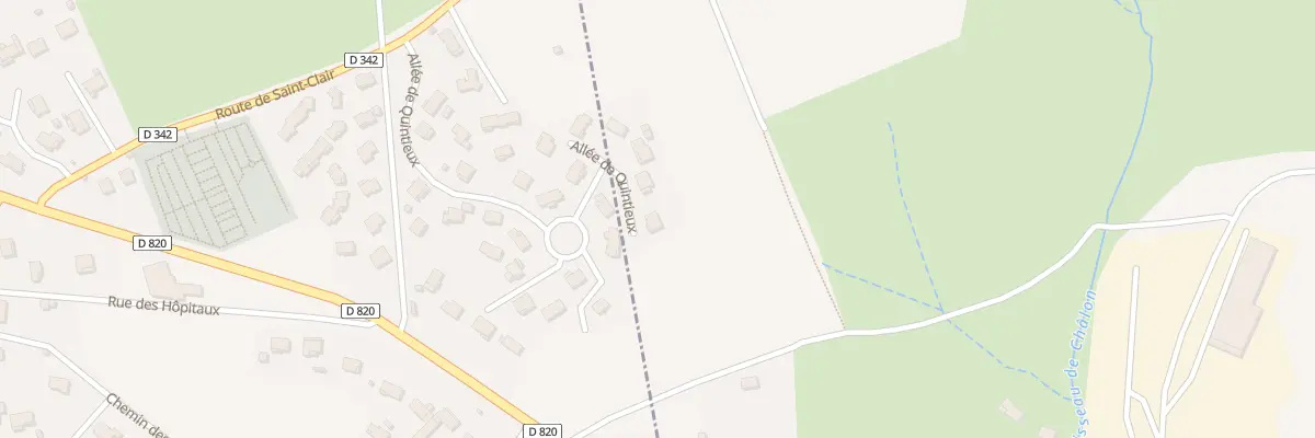 Plan du 5198 Quintieux à Saint-Clair