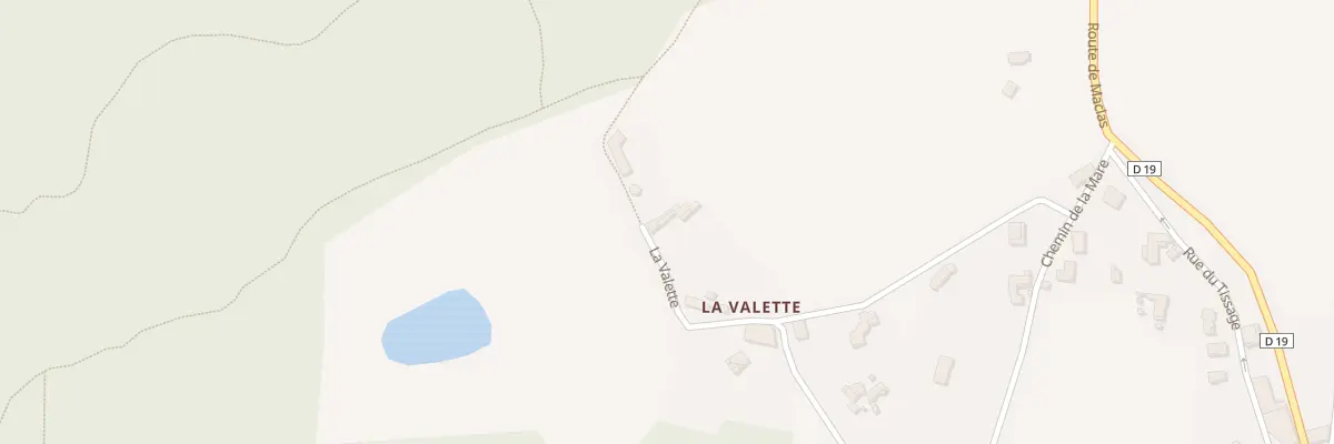 Plan du 10A La Valette à Pélussin