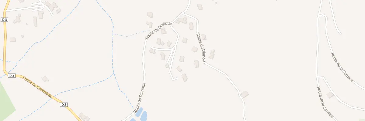 Plan du 5112 Dianoux à Saint-Bauzile