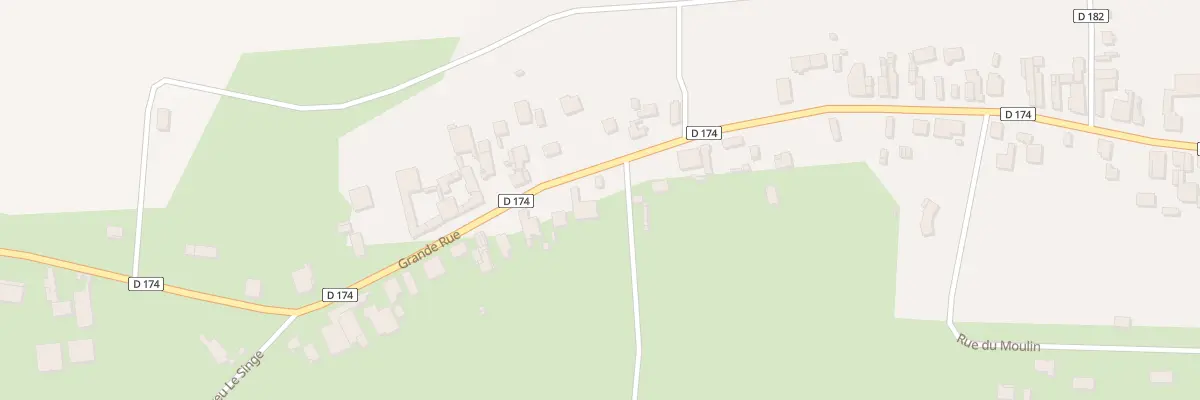 Plan du 77 Rue Grande Rue A Longeville à Rives Dervoises