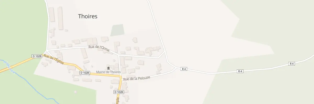 Plan du 9019 Rue de l’Orme à Thoires