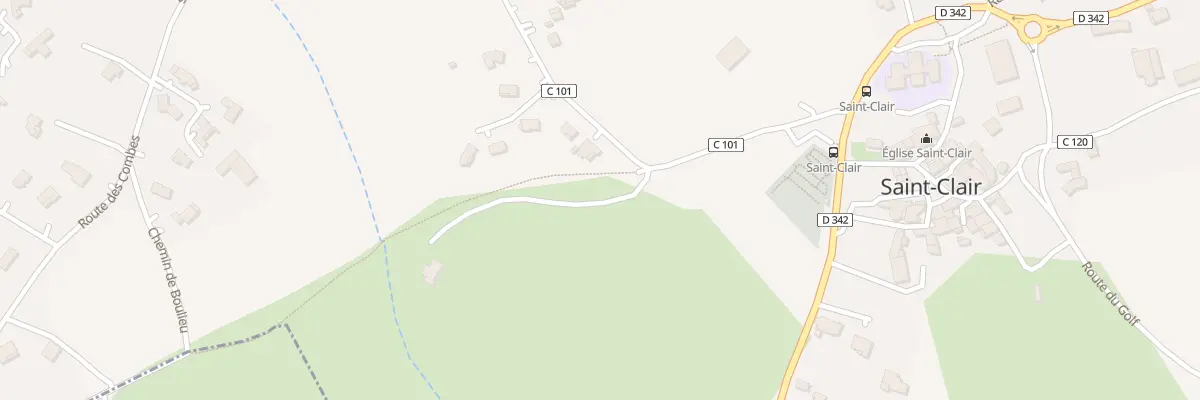 Plan du 5205 Les Seives à Saint-Clair