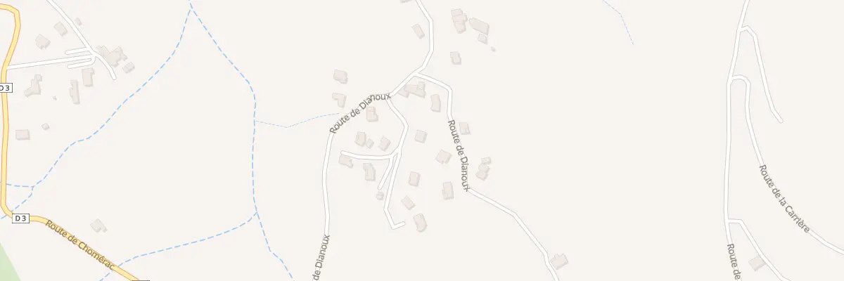 Plan du 5125 Dianoux à Saint-Bauzile