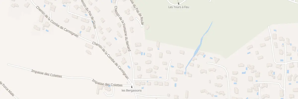 Plan du 134 Che de la Fontaine du Renard à Chusclan