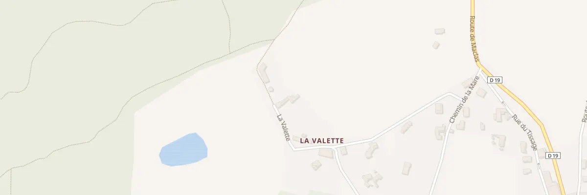 Plan du 10 La Valette à Pélussin