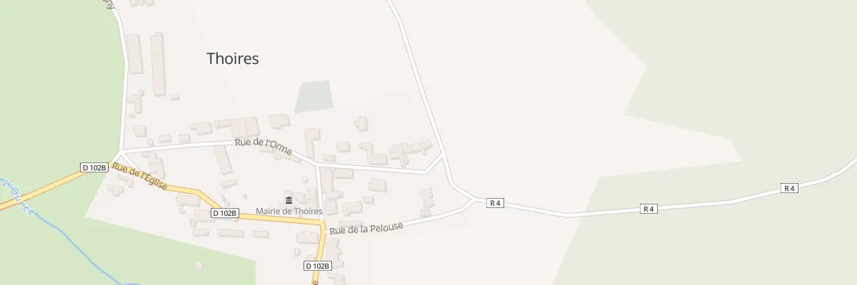 Plan du 9021 Rue de l’Orme à Thoires