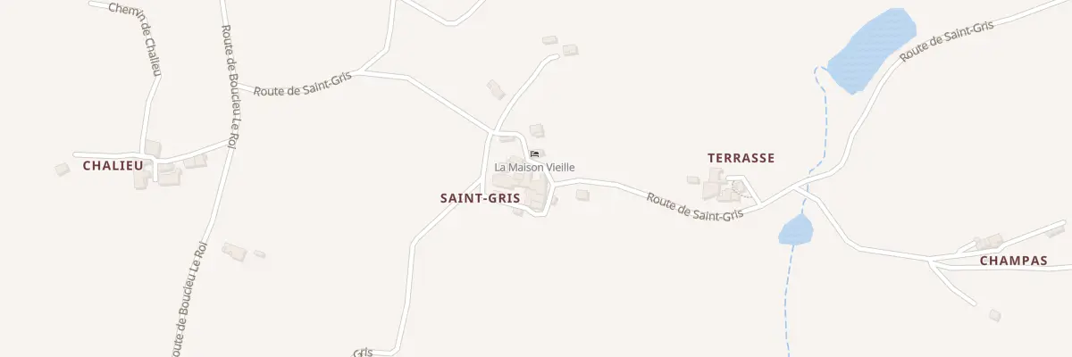 Plan du 1495 Rte de Saint Gris à Colombier-le-Vieux