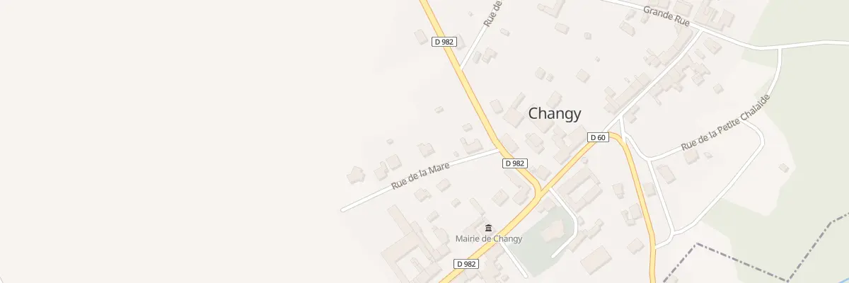 Plan du 8 Che de la Mare à Changy