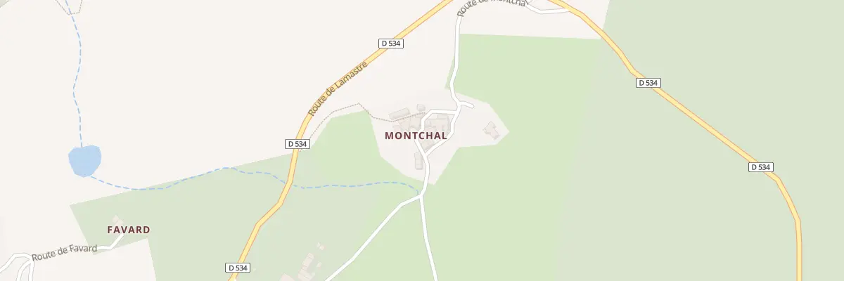 Plan du 261 Rte de Montchal à Boucieu-le-Roi