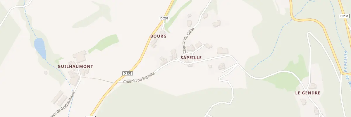 Plan du 185 Che de Sapeille à Gilhoc-sur-Ormèze