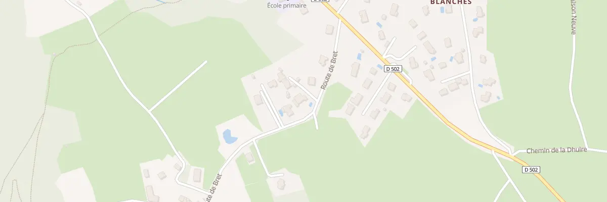 Plan du 5154 Le Bret à Trèves