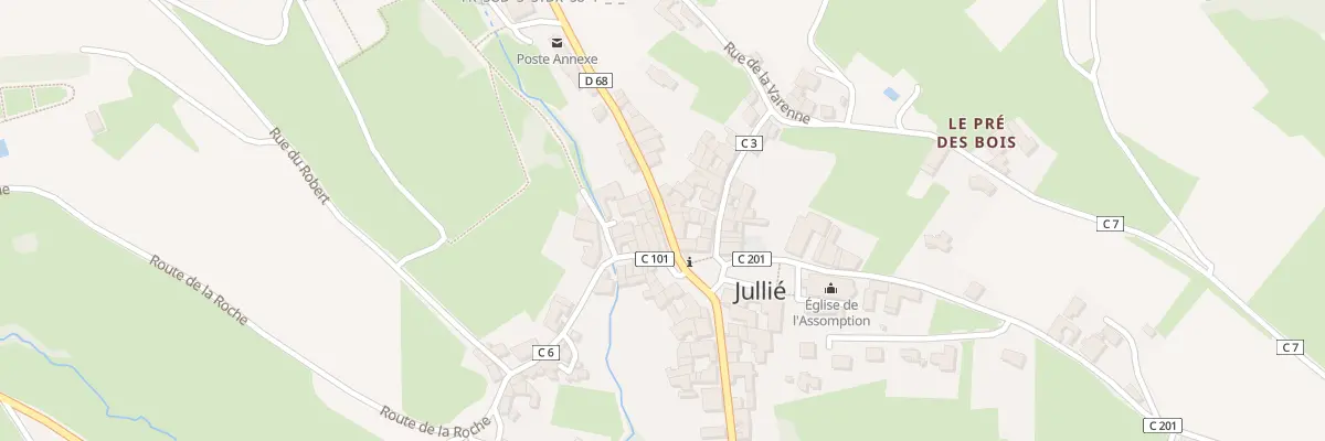 Plan du 49 Rue des Ecoles à Jullié