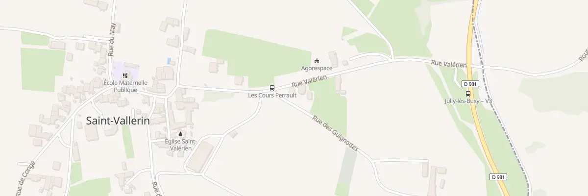 Plan du 5082 La Croix à Saint-Vallerin