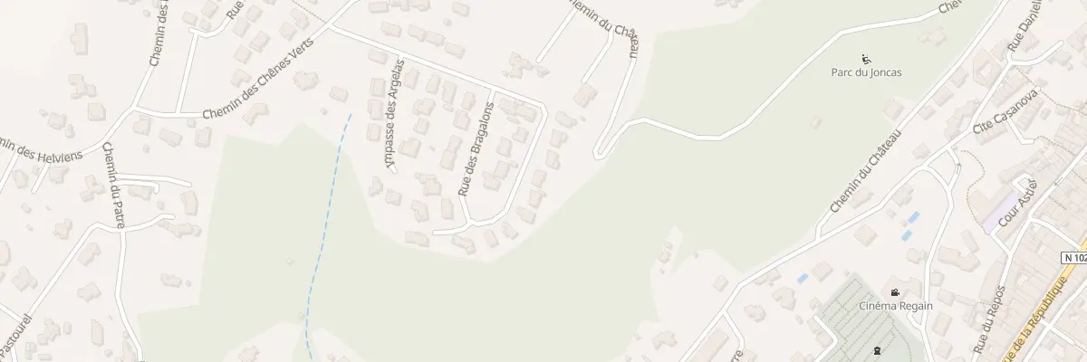 Plan du 35 Rue de Bragalons au Teil