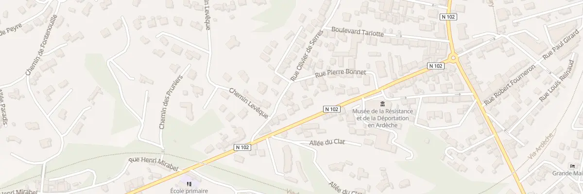 Plan du 47 Av Olivier de Serres au Teil