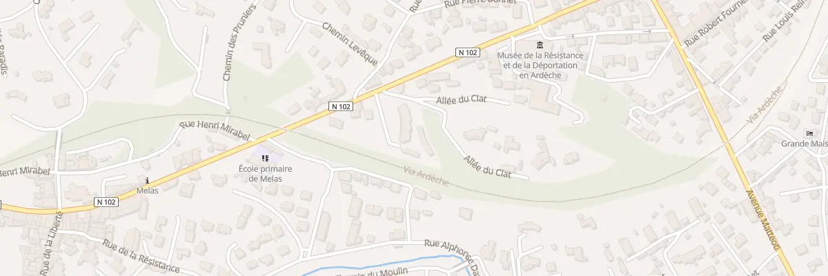 Plan du 35 Av Joliot Curie au Teil