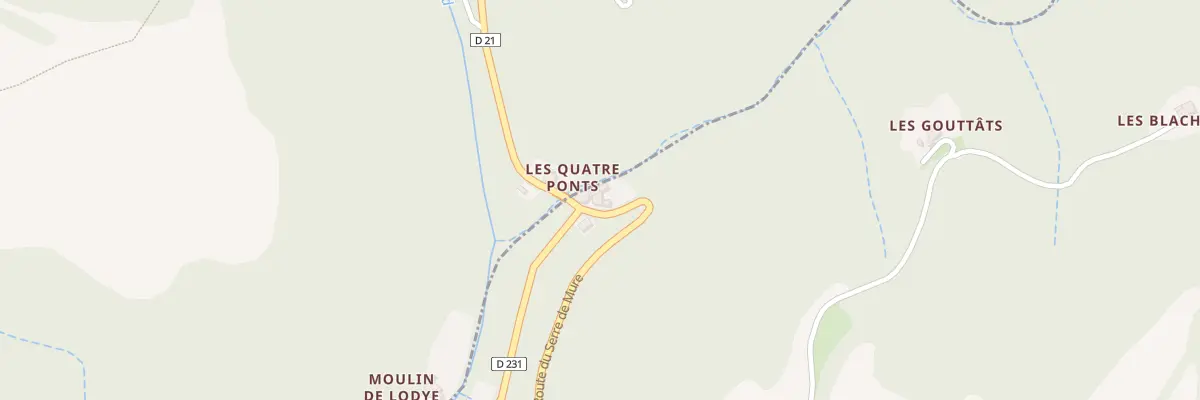 Plan du 5002 Quatre Ponts à Saint-Julien-le-Roux