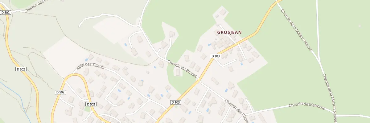 Plan du 6016 Le Grosjean à Trèves