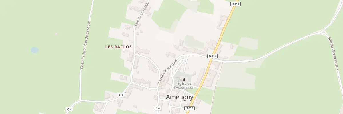 Plan du 5028 Ameugny à Ameugny