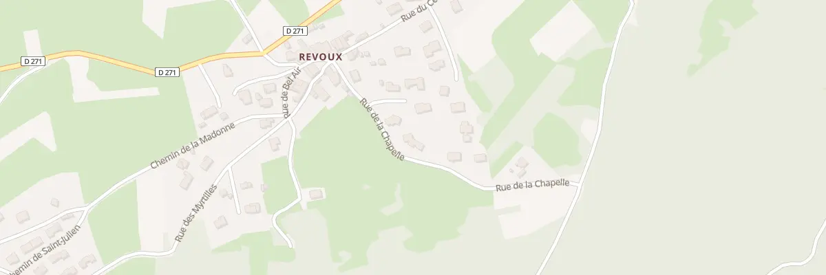 Plan du 9000 Rue de la Chapelle à Brossainc