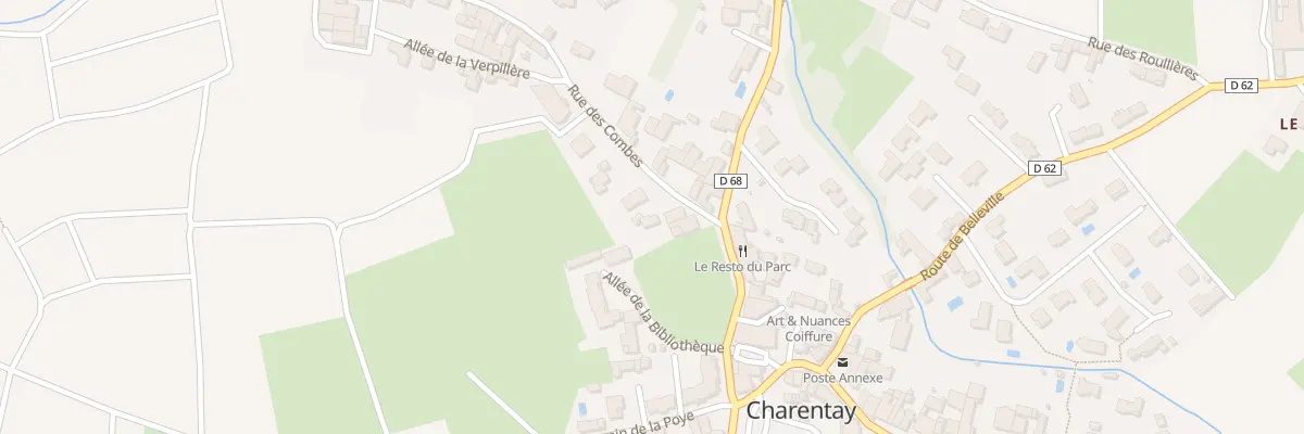 Plan du 41 Rue des Combes à Charentay