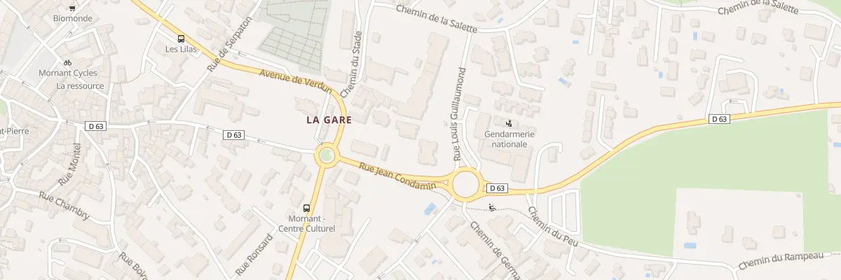 Plan du 2 Rue Louis Guillaumond à Mornant