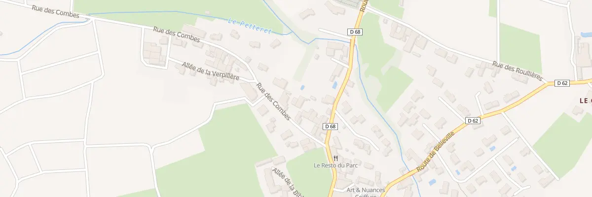 Plan du 78 Rue des Combes à Charentay