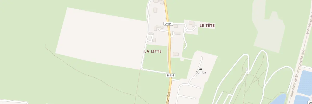 Plan du 5 Rue de la Litte à Ameugny