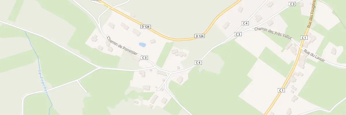 Plan du 14 Che de Pommier à Saint-Mard-de-Vaux