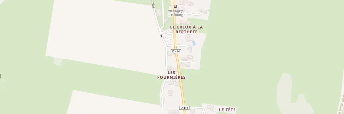 Plan du 1 Rue Des Fournières à Ameugny