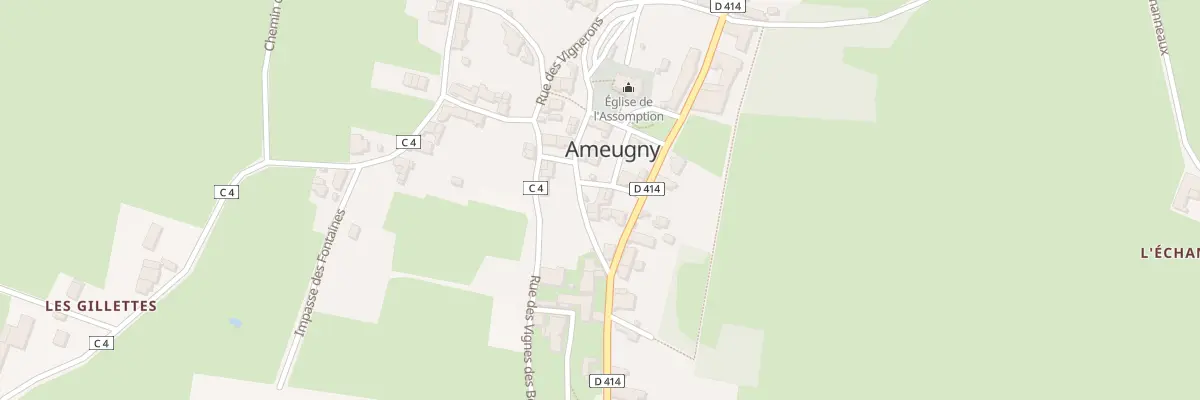 Plan du 5010 Ameugny à Ameugny