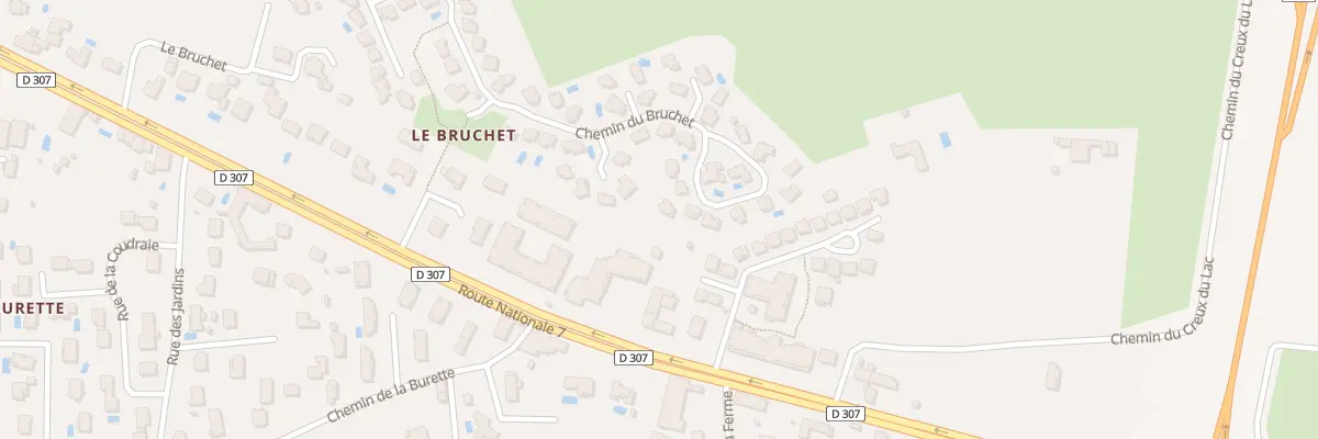 Plan du 46 Che du Bruchet à Lentilly
