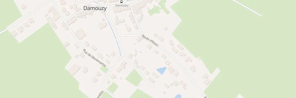 Plan du 4 Rte d’Etion à Damouzy